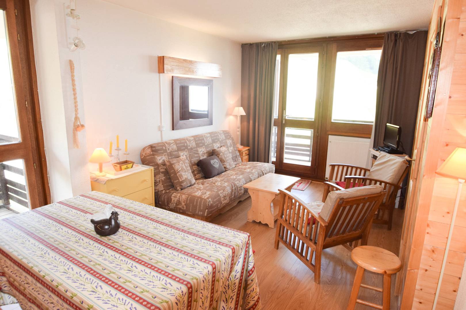 2 Pièces 5 pers.- ACONCAGUA - PLAGNE CENTRE - ref 403AC - 5