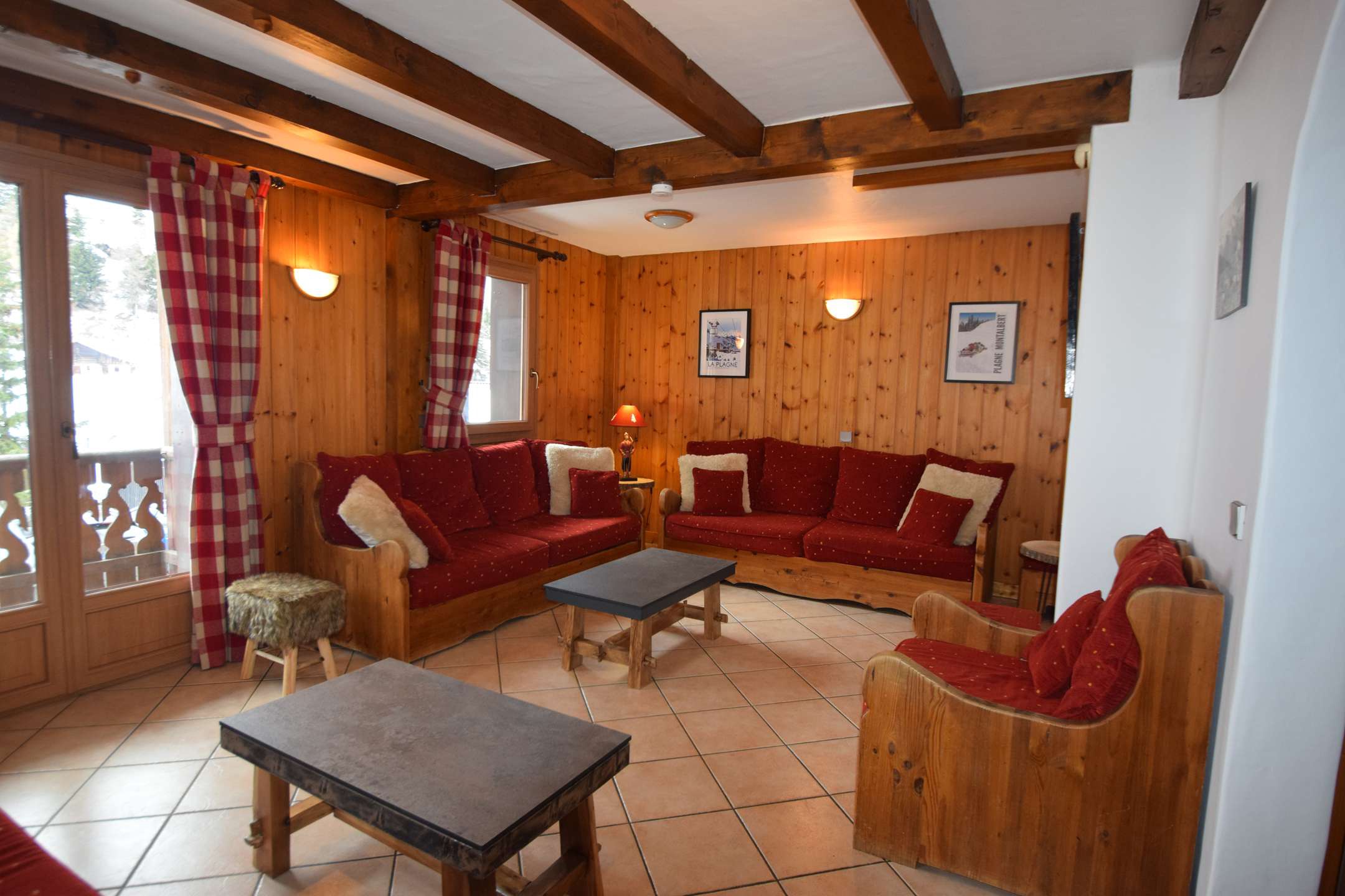 CHALET MITOYEN 10/12 pers - 100m des pistes SAUNA- WIFI - PLAGNE 1800 - ref CTBEC - 2