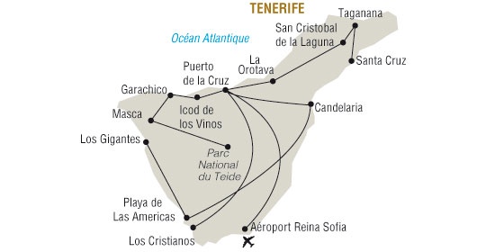 Canaries - Tenerife - Espagne - Circuit Images de Ténérife