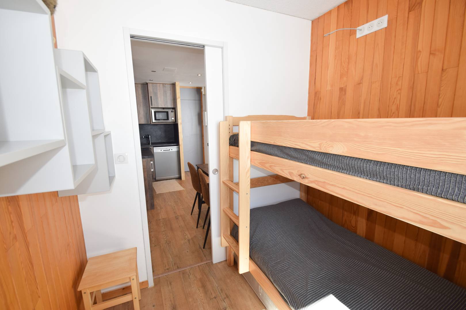 Studio + cabine 4/5 pers - LE SQUAW VALLEY - PLAGNE VILLAGES - rénové - ref 042SQ - 8