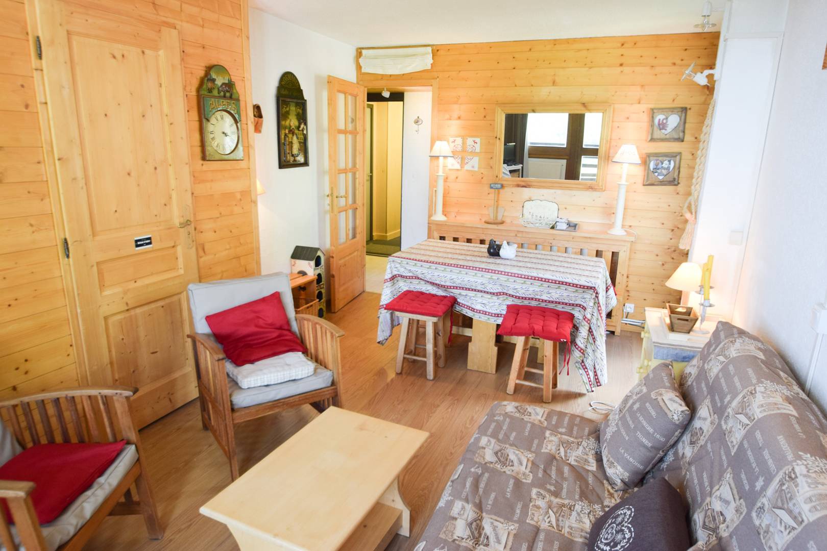 2P 5 pers. 5 couchages ACONCAGUA - PLAGNE CENTRE - ref 403AC - 1