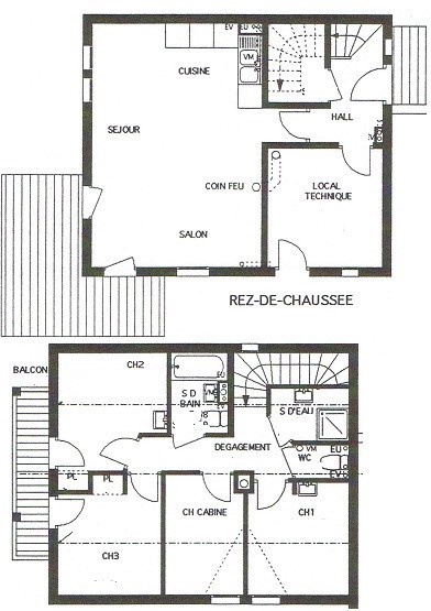 Chalet 8/10 people - PLAGNE SOLEIL - WIFI - ref C6ALP - 2