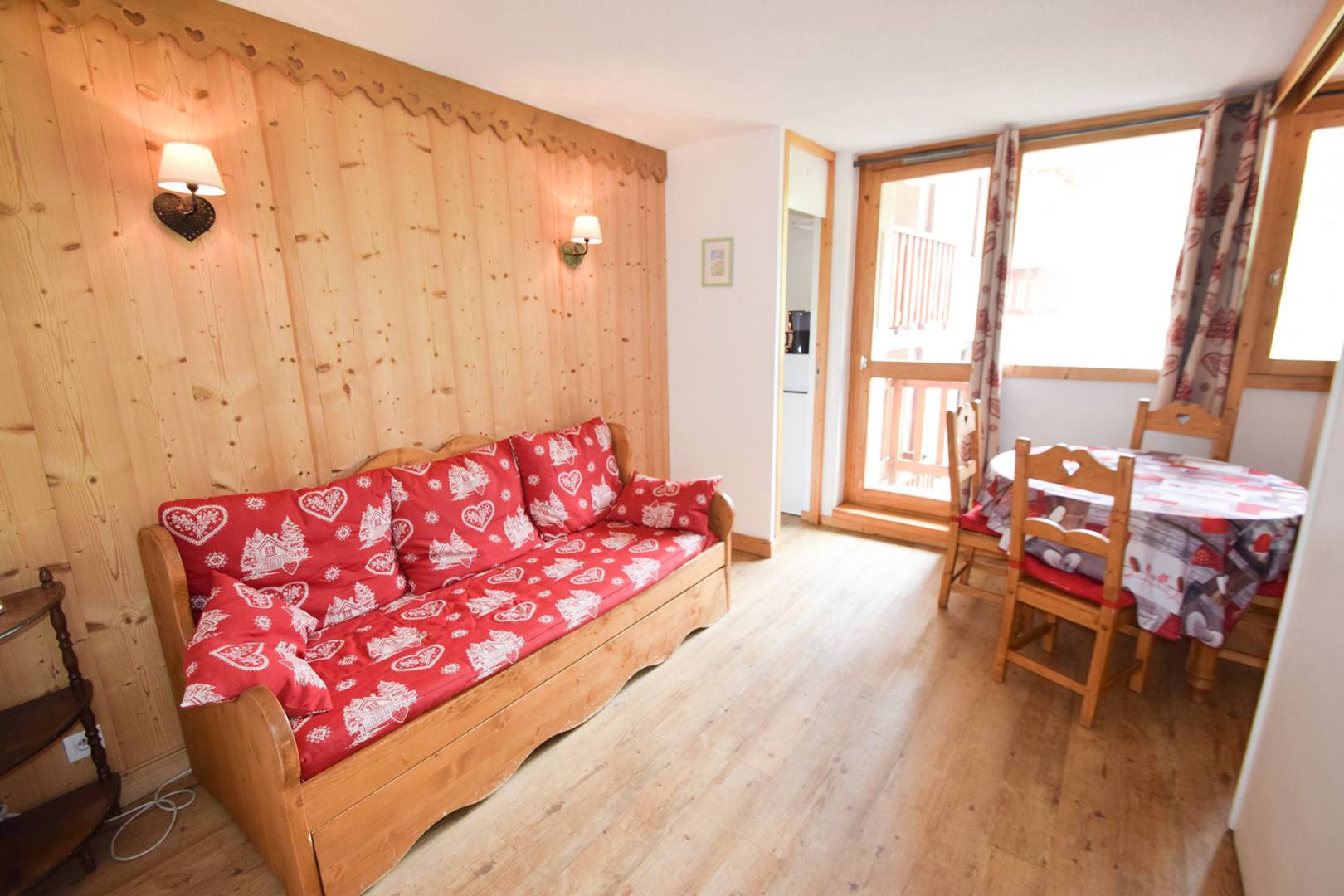 Studio divisible 3/4 pers - LES AOLLETS - PLAGNE VILLAGES - ref 200AO - 3