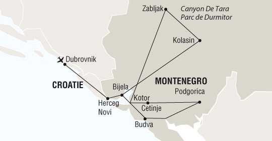 Croatie - Monténégro - Autotour Sous le Charme du Monténégro