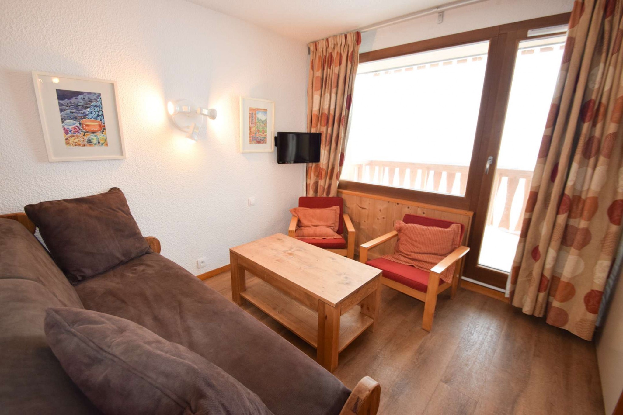 Studio 3/4 people - LE SQUAW VALLEY - PLAGNE VILLAGES - ref 040SQ - 2