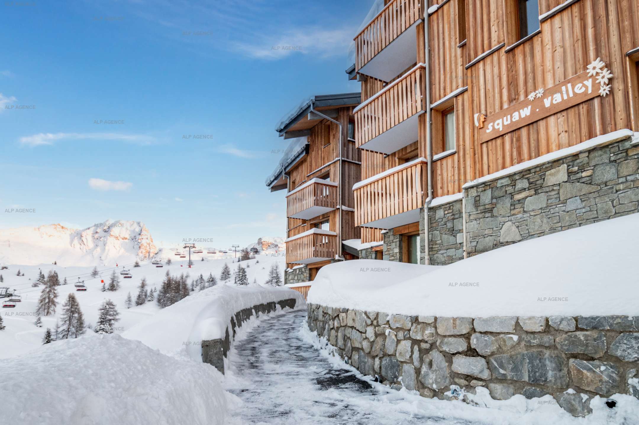 Studio divisible 4/5 pers - LE SQUAW VALLEY - PLAGNE VILLAGES - ref 035SQ - 8