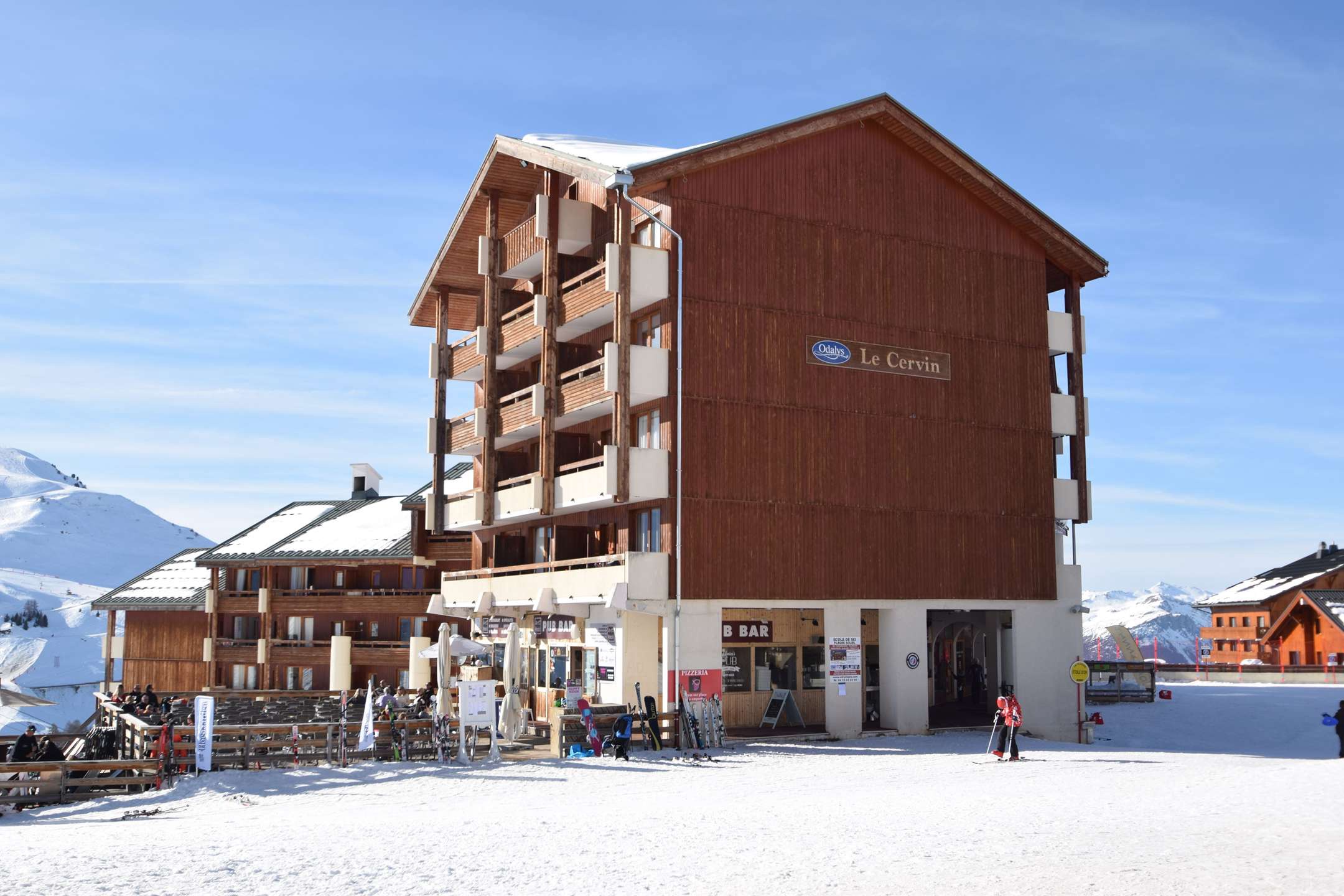 2 pièces 4/5 pers - WIFI- Le CERVIN- PLAGNE SOLEIL - ref 204CE - 10