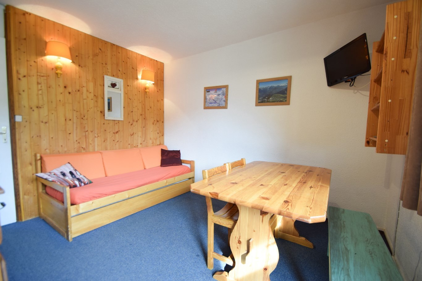 Studio 3/4 pers - LES HAMEAUX 1 - PLAGNE VILLAGES - ref 116H1 - 2
