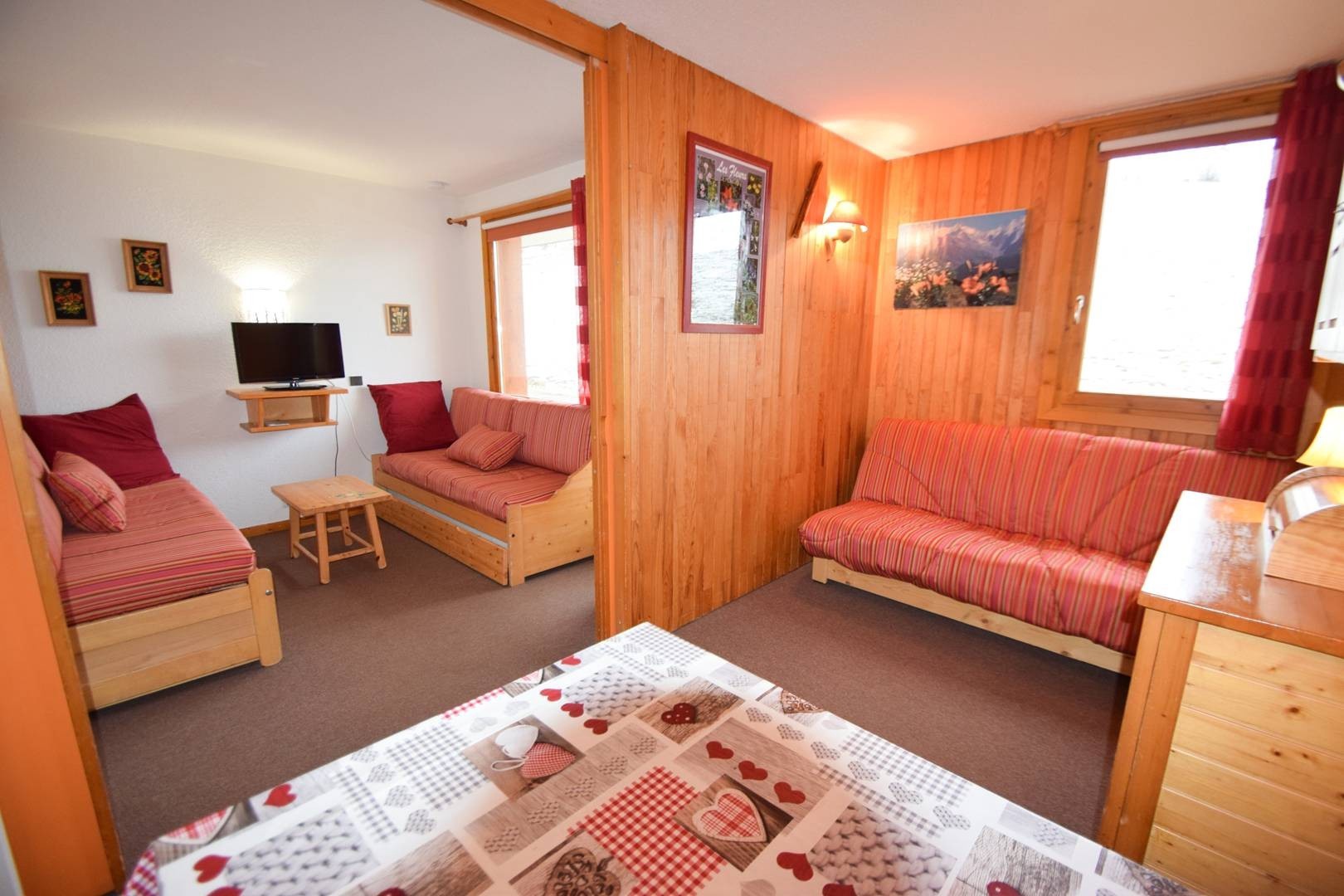 Divisible studio 4/5 people - LE SAPPORO - PLAGNE VILLAGES - WIFI - ref B16SA - 4