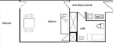 Studio 2 pers - LE FRANCE - PLAGNE CENTRE - ref 126FR - 6