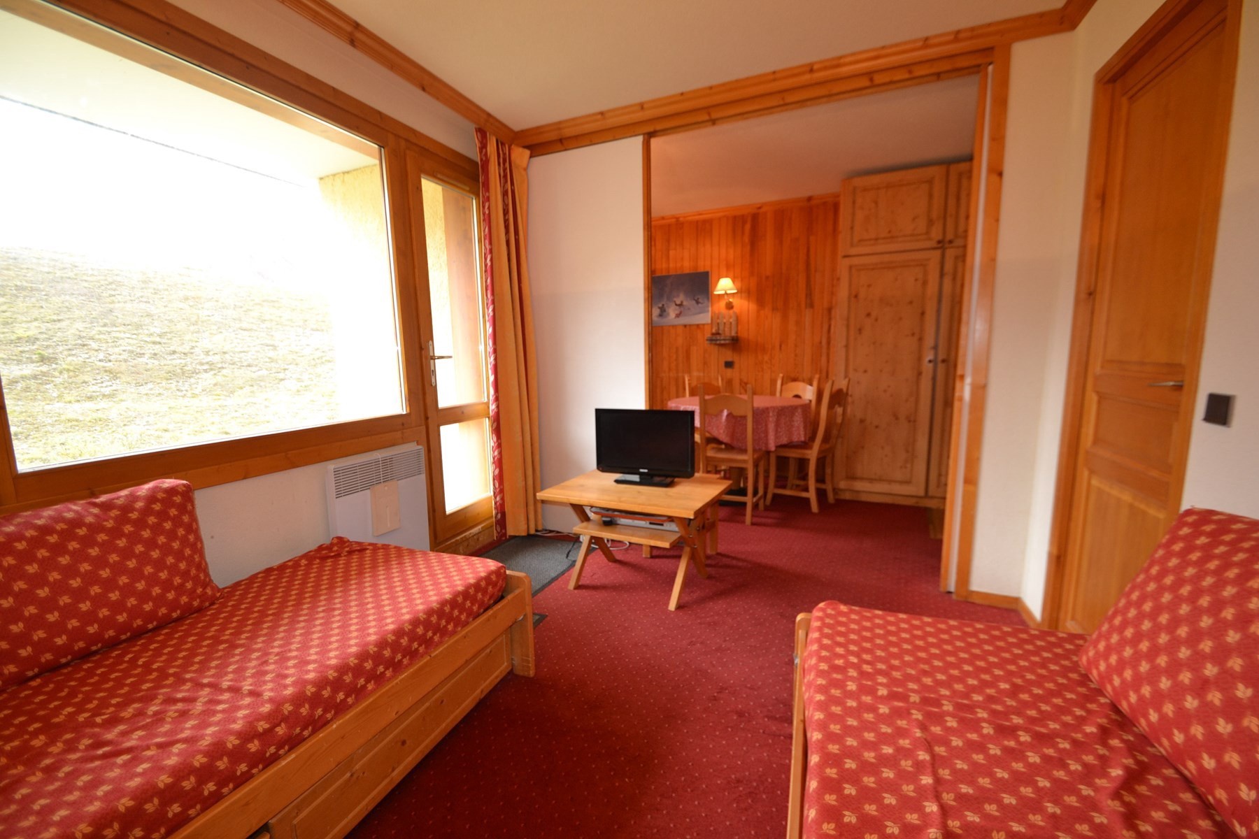 Studio Divisible 4/5 pers -WIFI - LE SAPPORO - PLAGNE VILLAGES - ref B13SA - 2